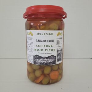 ACEITUNA MOJO PICON SUAVE.(BOTE 700gr.escurrido)